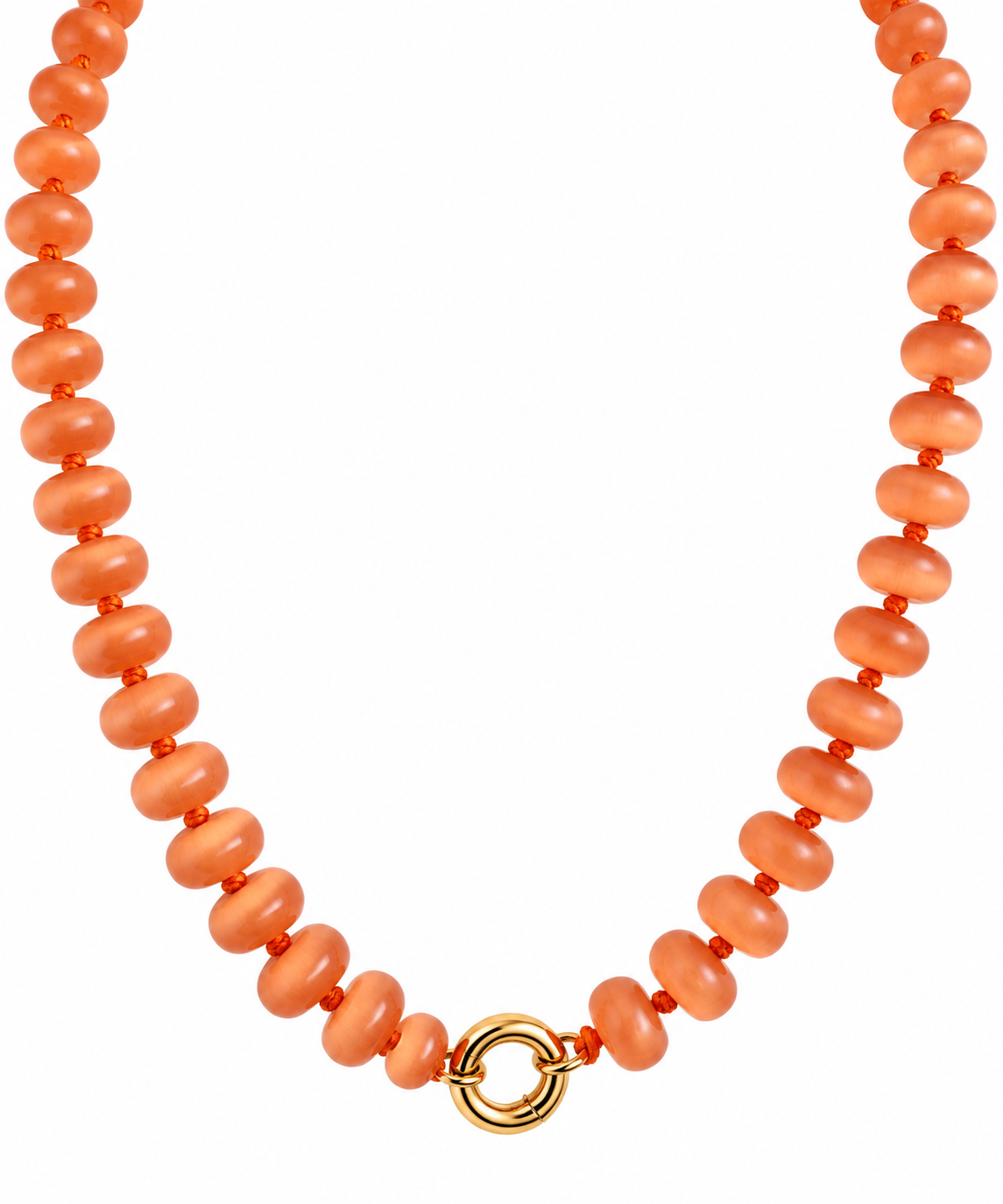 Cantaloupe Necklace Orange Size 18" length