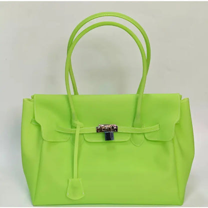 Jelly Tote Bag PVC Handbag Shoulder Bag