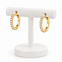 16MM Gold & Silver Inside Out Earrings