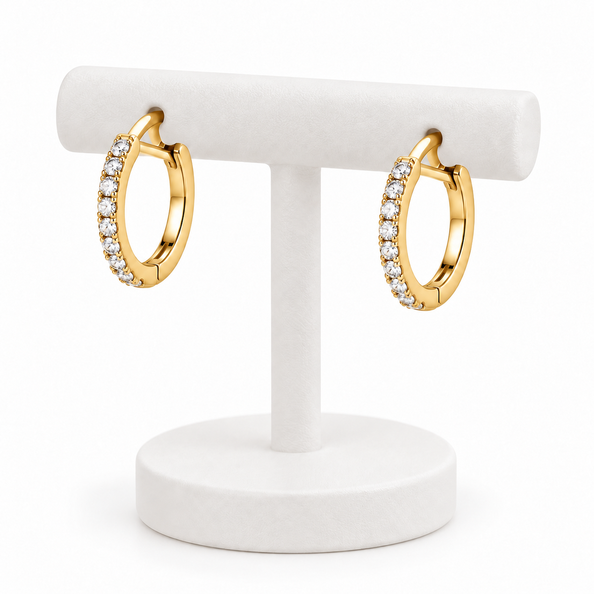 16MM Gold & Silver Inside Out Earrings