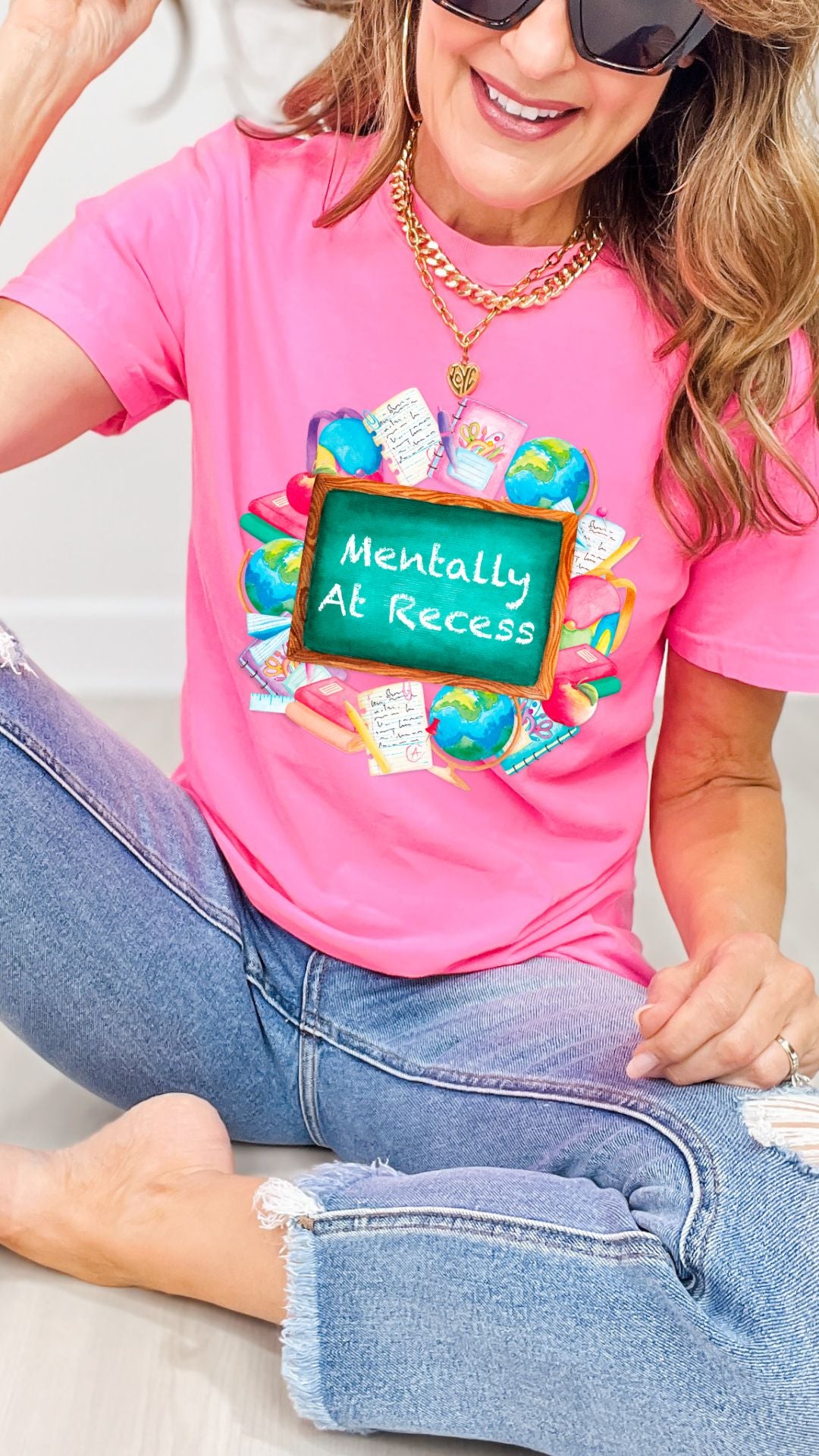 Mentally At Recess Graphic Tee