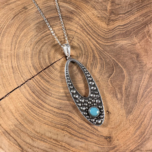 Full Circle Turquoise Necklace