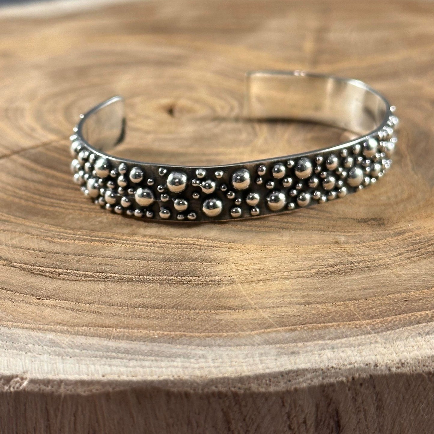 Lots of Dots Sterling Silver Cuff