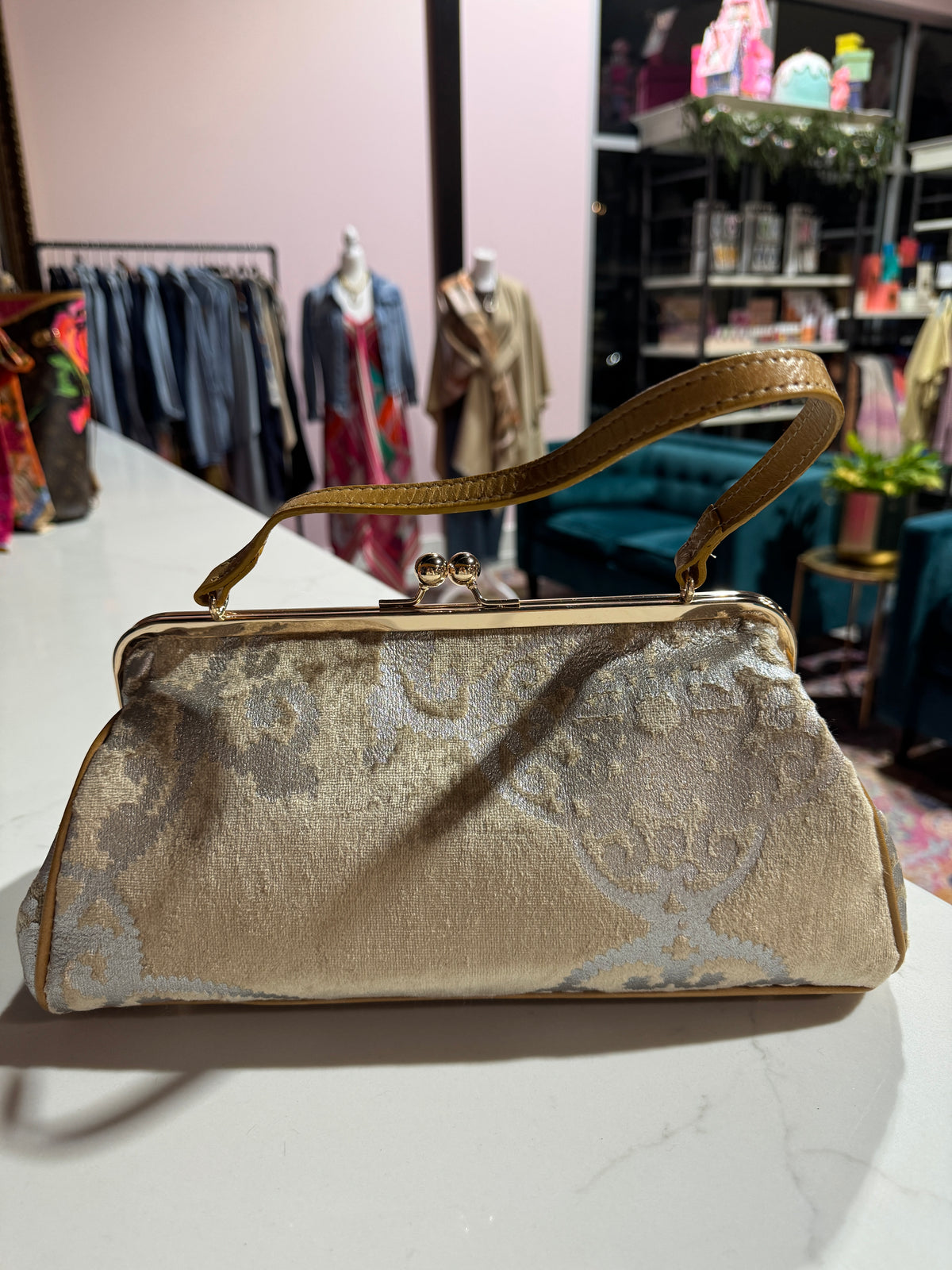 JACKIE: Silver & Taupe