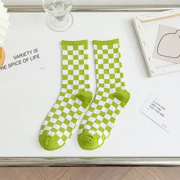 Checkerboard Socks
