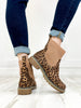 Corkys Cabin Fever Chunky Bootie in TAN LEOPARD