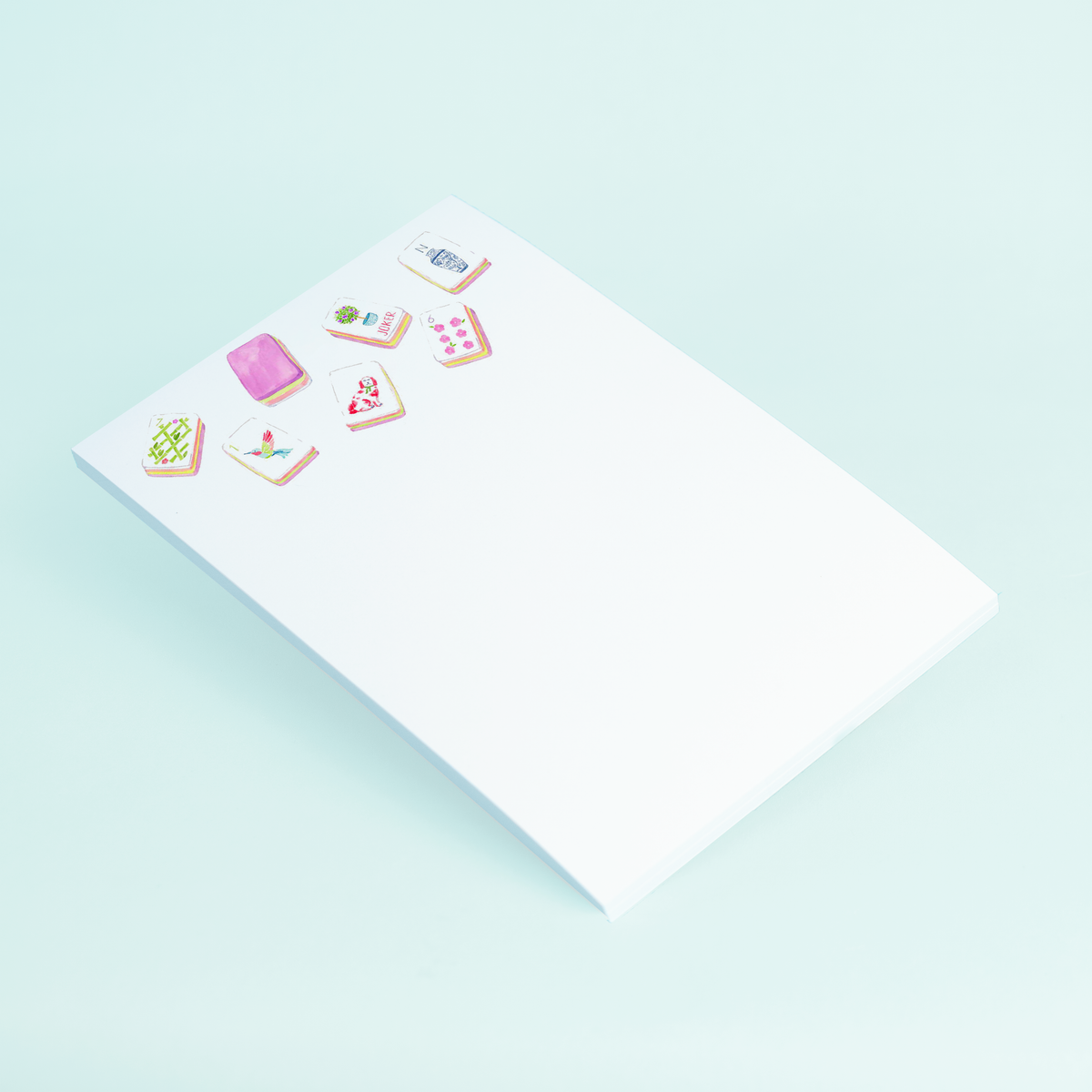 Taylor Paladino - Large Mahjong Tiles Notepad
