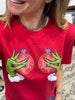 Christmas Grouch Bejeweled Boobs Graphic Tee