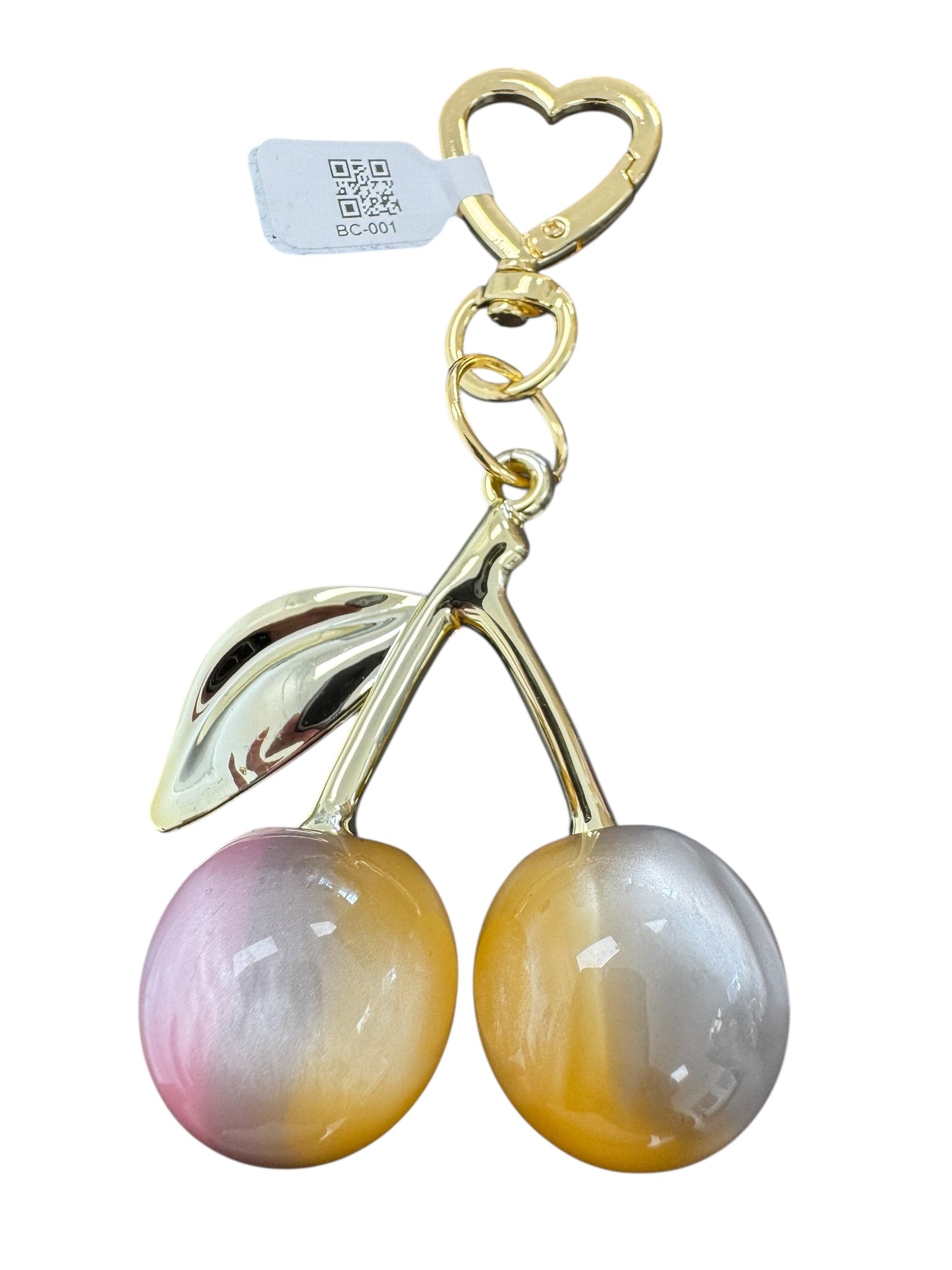 Acrylic Cherry Purse Charm