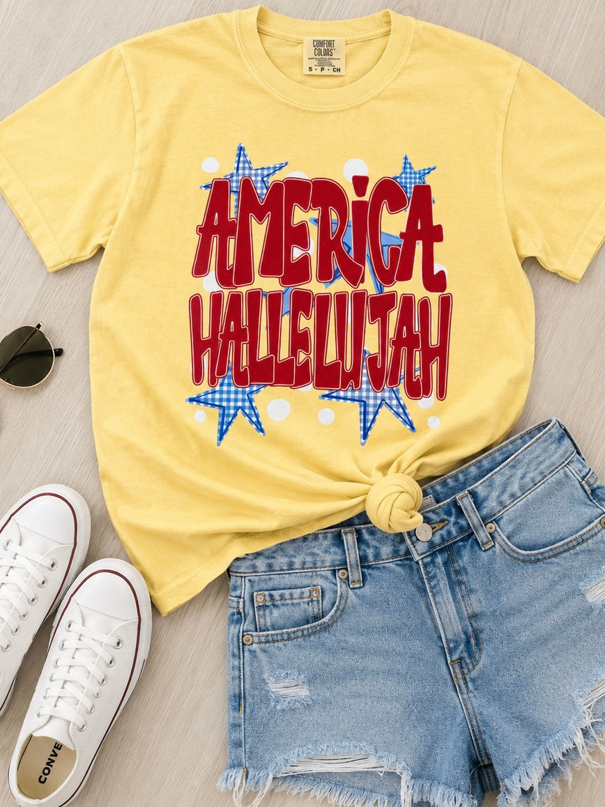 America Hallelujah Graphic Tee