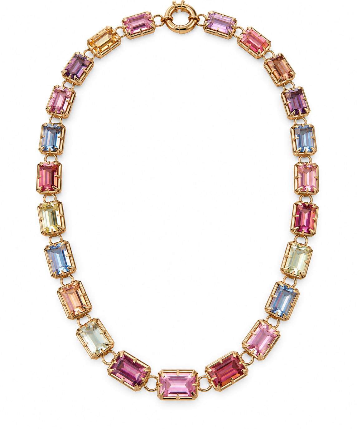 Dion Emerald Cut Necklace