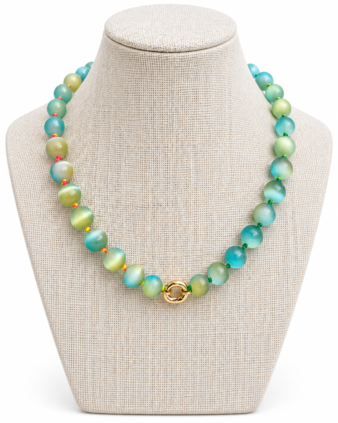Beads Necklace  #5 Colorful Size 18" length