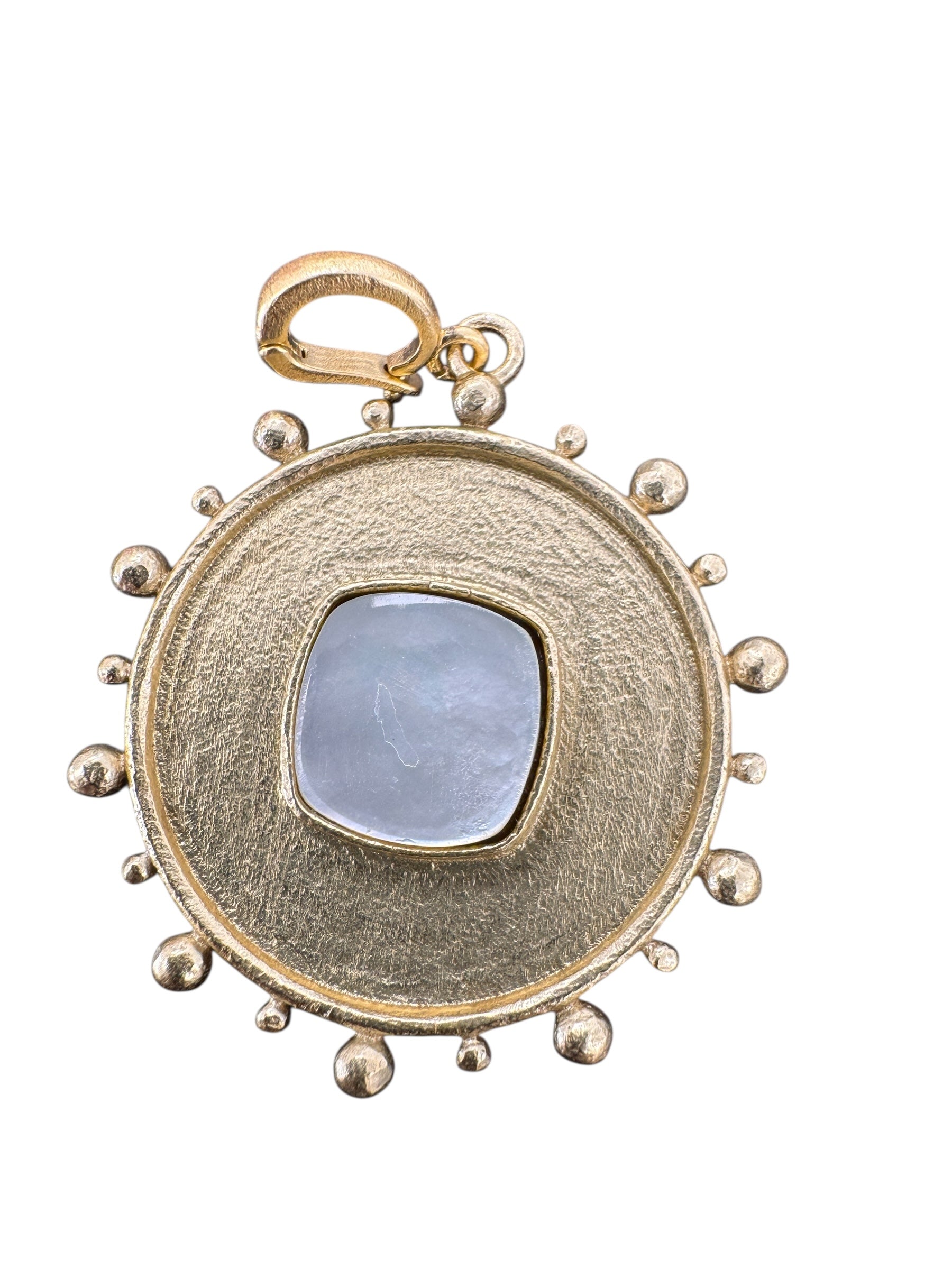 Large Round Pearl Detachable Charm
