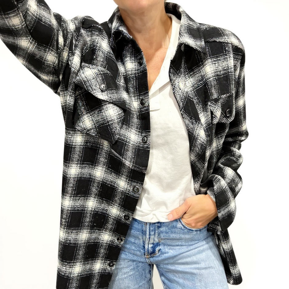 The Tyler Custom Flannel Top