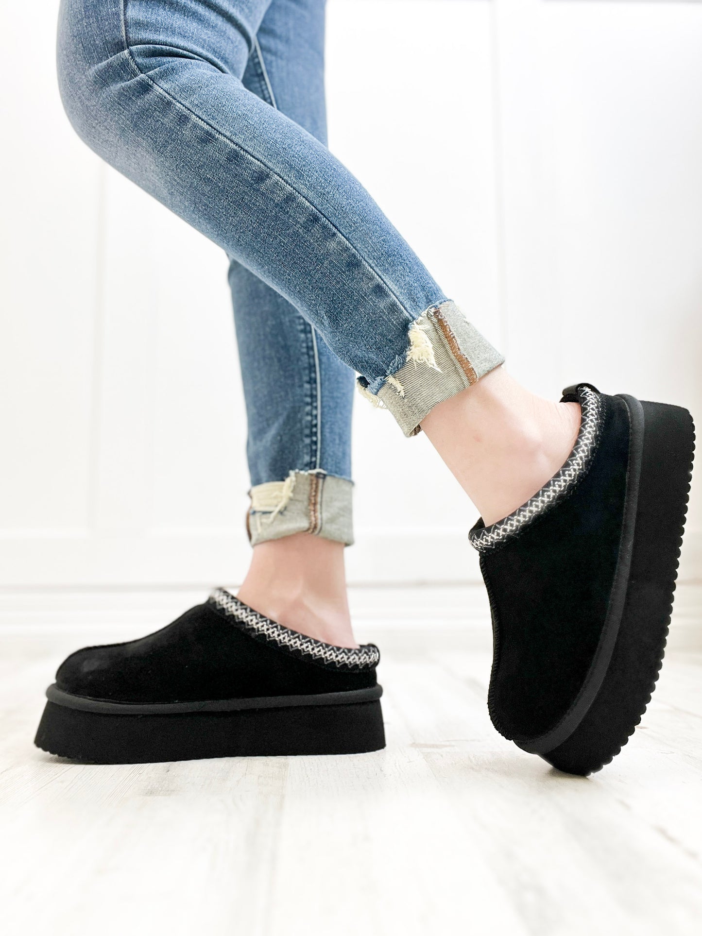 Corkys Pillow Talk Booties in Black Faux Suede