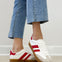 Colorful Striped Everyday Suede Sneaker