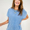 Mineral Washed Knit Casual Sweater Top