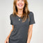 The Lucy Short Sleeve V-Neck Tee – Ultra Soft Viscose Blend