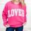 Lover Pink Sweatshirt Top