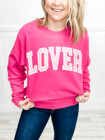 Lover Pink Sweatshirt Top
