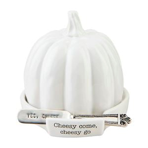 Pumpkin Cheese Ball Cloche Set