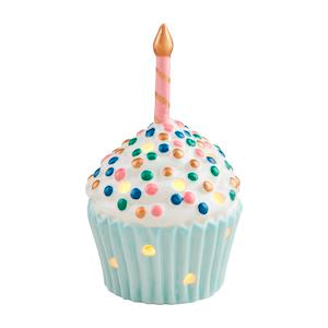 Mud Pie Birthday Cupcake Light-Up Sitter