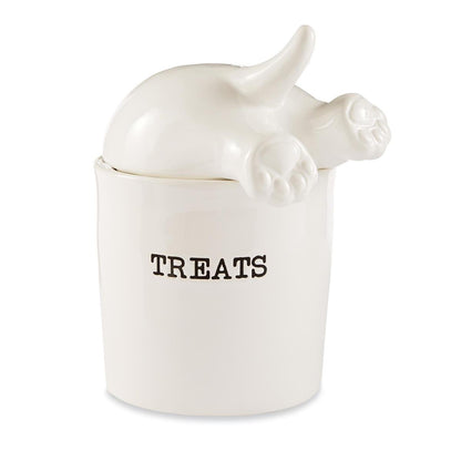 Mud Pie Dog Tail Treat Canister