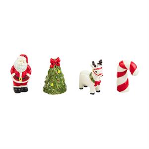 Vintage Christmas Salt & Pepper Shakers