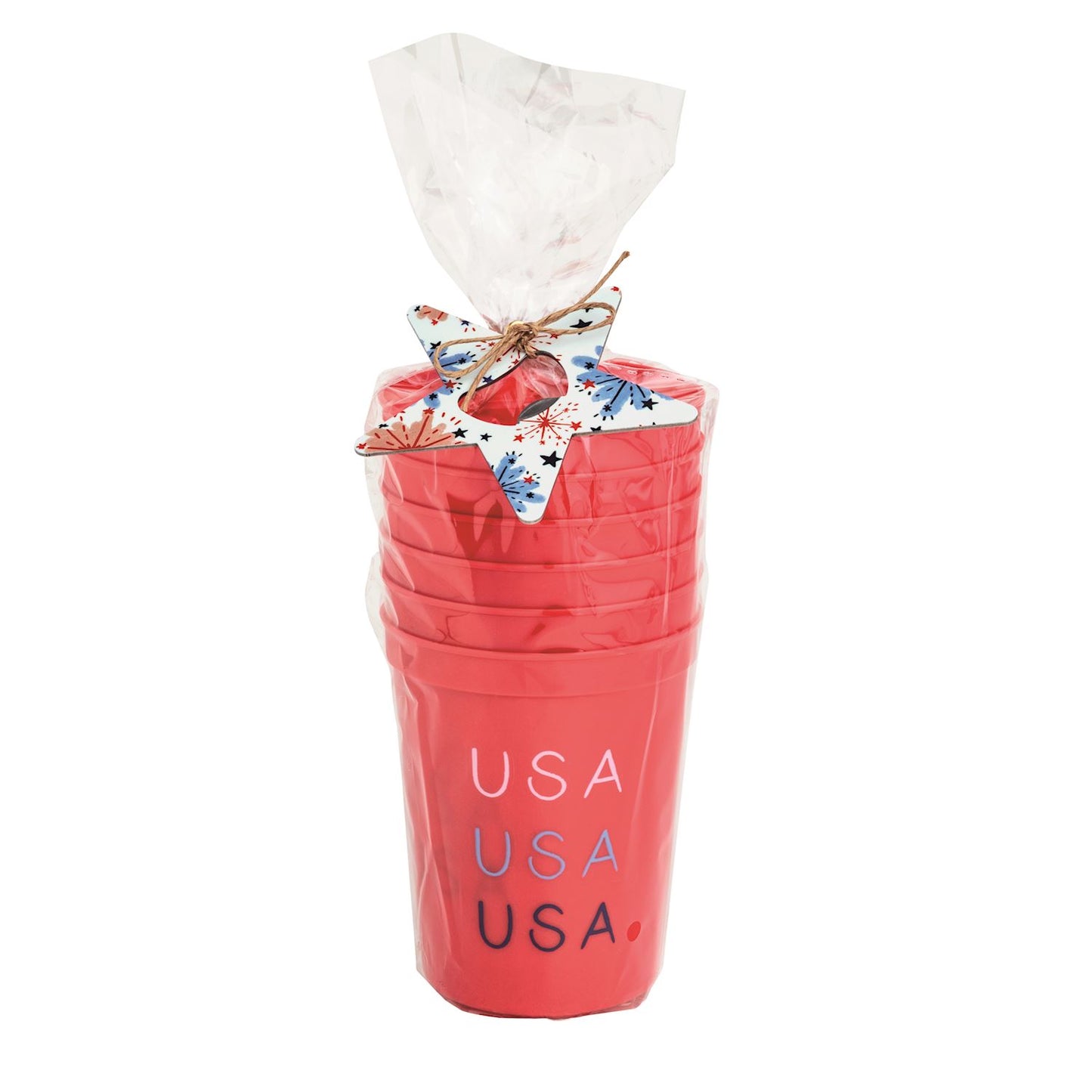 Mud Pie Americana Party Cup Set