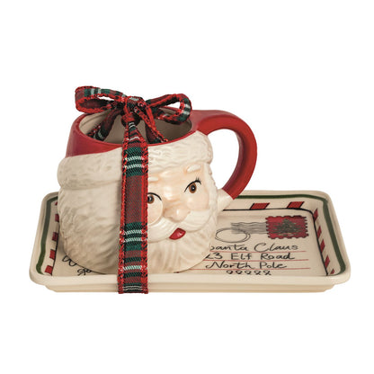 Mud Pie Figural Milk Cookies For Santa