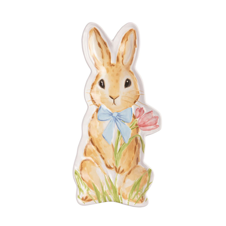 MudPie Small Bunny Platter