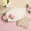 MudPie Flower Handle Tray & Napkin Set