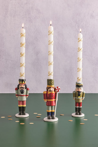 Mud Pie Nutcracker Taper Holder