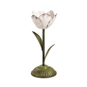 MudPie Flower Candlestick