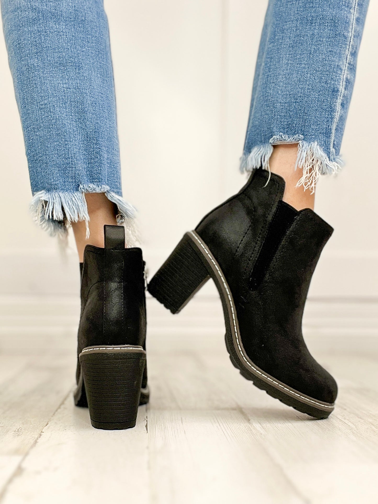 Corkys BITE ME Booties in Black Oil