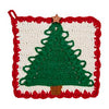 Mud Pie Christmas Icon Crochet Pot Holder