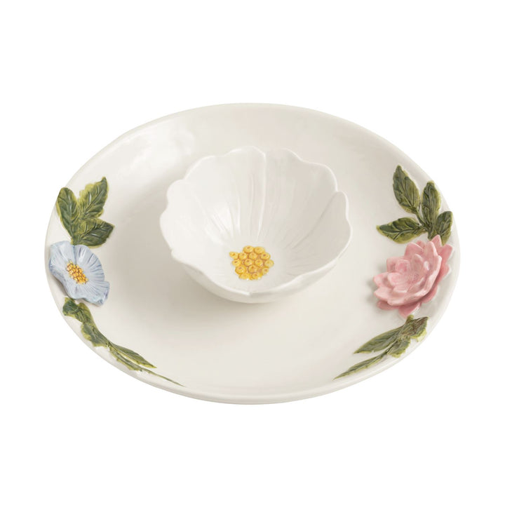MudPie  Flower Chip & Dip Set