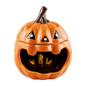 PUMPKIN OPEN CANDY CONTAINER