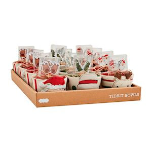 Farm Christmas Tidbit & Toothpick Sets