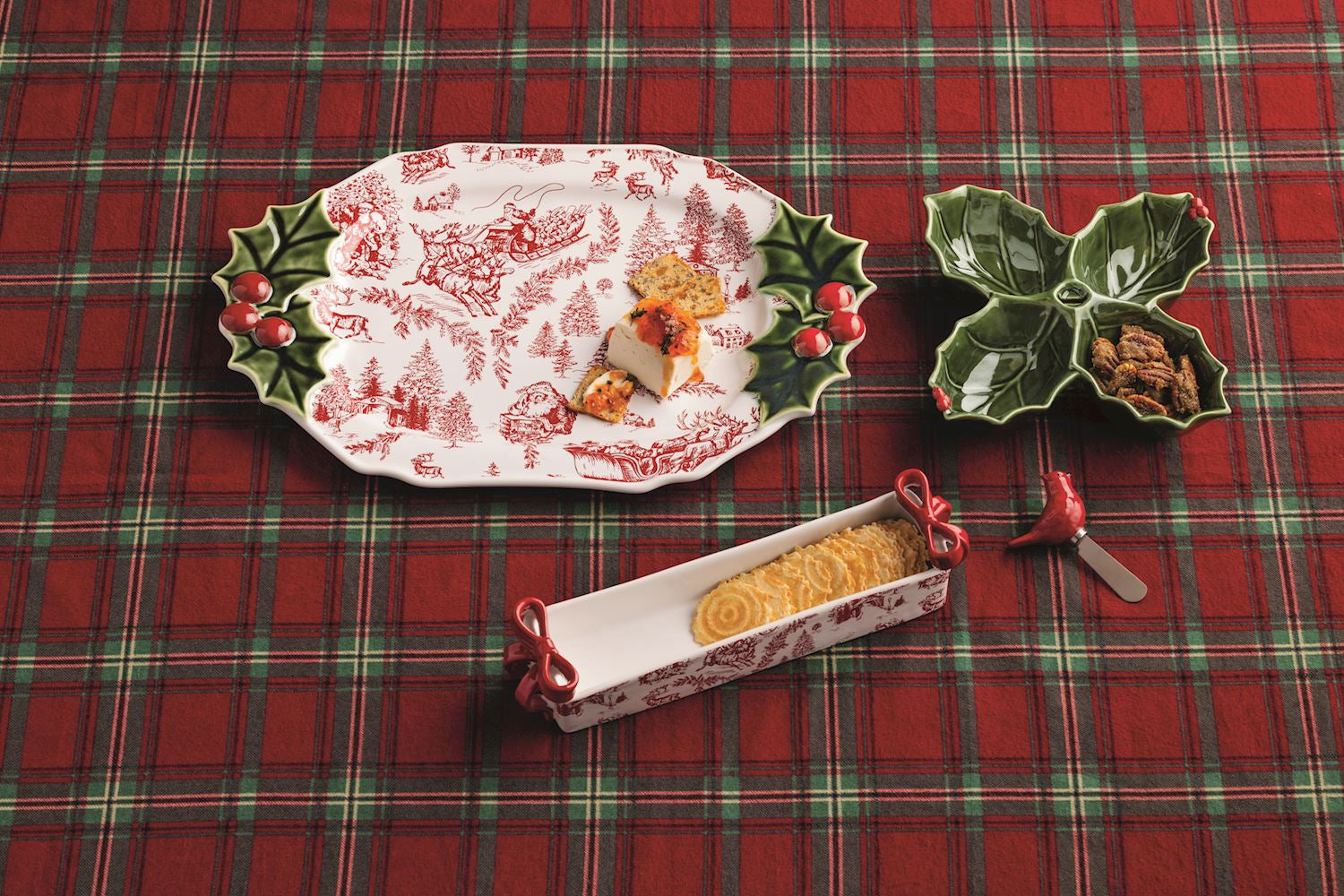 Mud Pie Holly Sectioned Sever Set