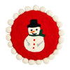 MUD PIE CHRISTMAS FELT WOOL TRIVET