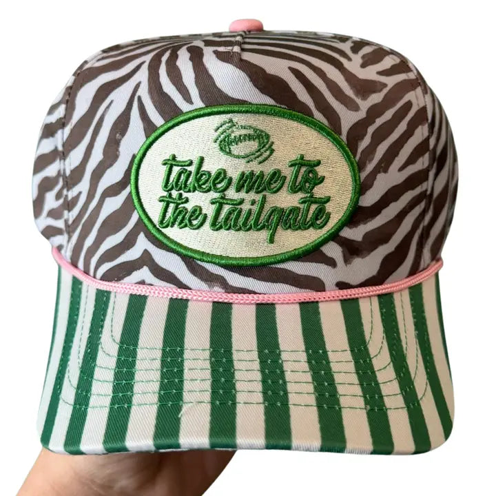 Take Me To the Tailgate Canvas Cap