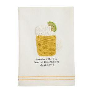 Mud Pie Beer Fiesta Crochet Towels