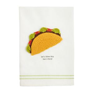 Mud Pie Taco Fiesta Crochet Towels