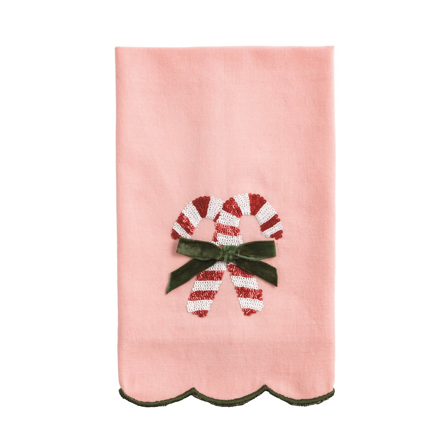 Mud Pie Christmas Sequin Hand Towel