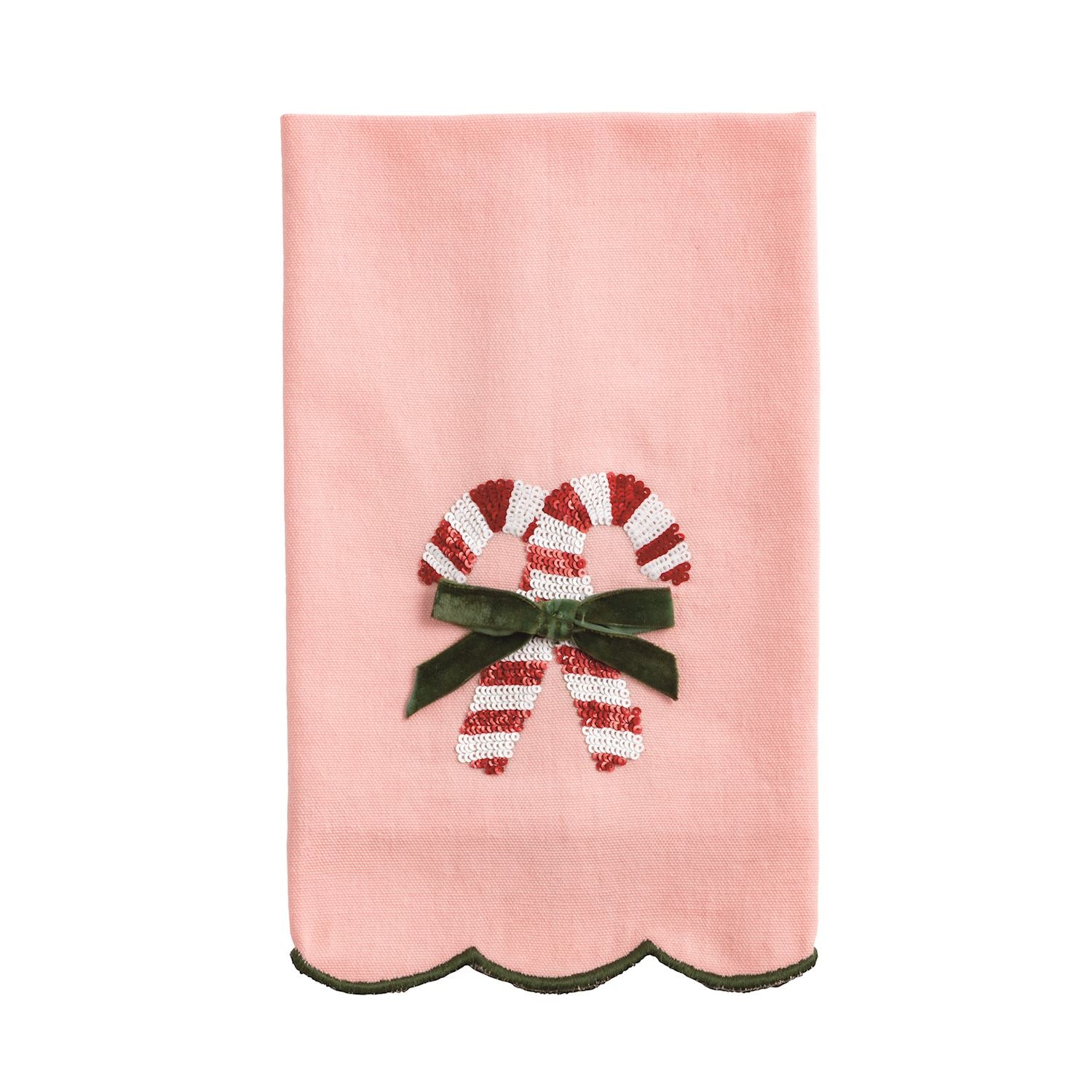 Mud Pie Christmas Sequin Hand Towel