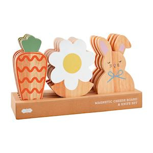 Mud Pie Easter Magnetic Cheese Board Sets