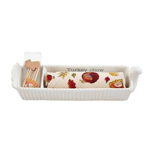 Turkey Cracker Dish & Towel Set