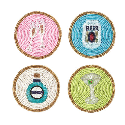 MudPie Beaded Coaster Set