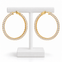 45MM Gold/Silver Round Inside Out Earring